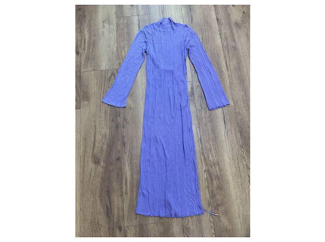 Autre Marque Vestido T. Mosca de viscosa lavanda - vista 9