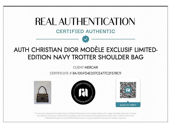 Christian Dior Borsa Oblique Trotter Blu Navy - vista 2