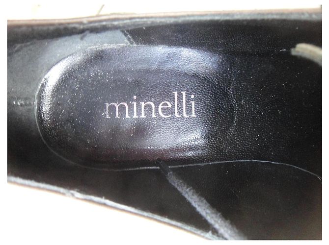 Derbies Minelli en cuir marron - vue 8
