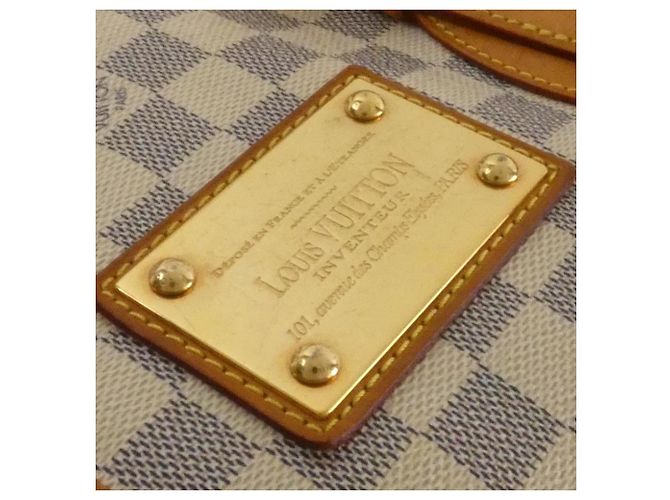 Borsa Hampstead MM Damier Azur di Louis Vuitton Blu - vista 6