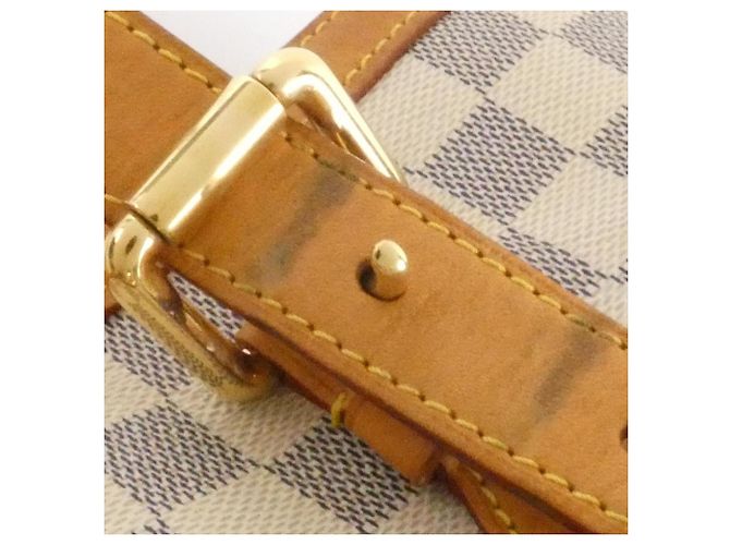 Borsa Hampstead MM Damier Azur di Louis Vuitton Blu - vista 8
