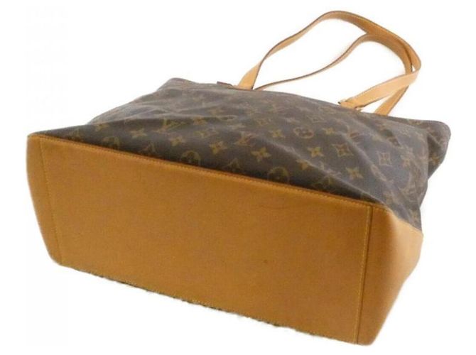 Borsa Louis Vuitton Monogram Cabas Mezzo M51151 Marrone - vista 3