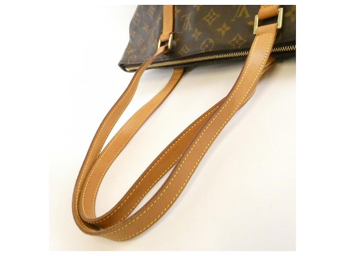 Borsa Louis Vuitton Monogram Cabas Mezzo M51151 Marrone - vista 7