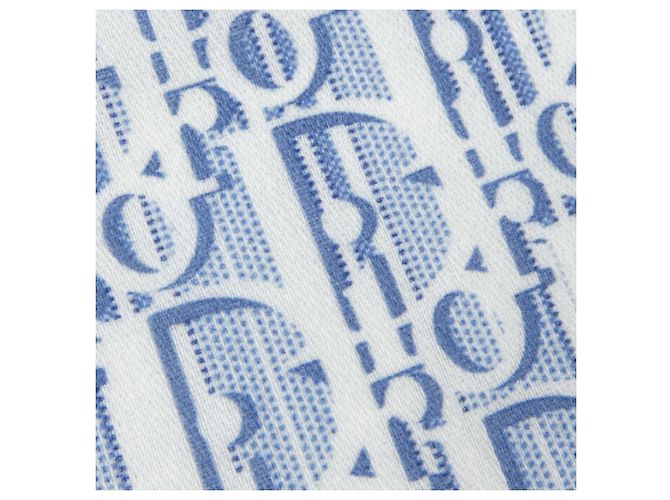 Blau-weißer Schal von Christian Dior - Ansicht 4