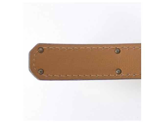 Hermès Kelly Gelber Standardgürtel - Ansicht 3
