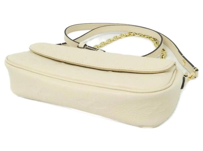Ivy Borsa a Spalla Monogram Empreinte Louis Vuitton Crudo - vista 3