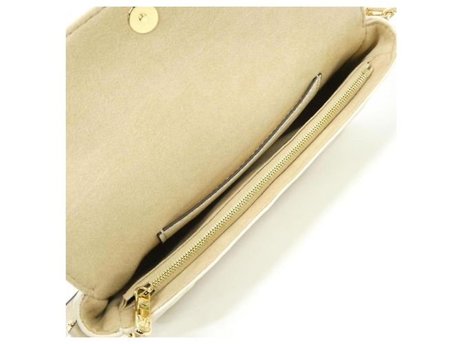 Ivy Borsa a Spalla Monogram Empreinte Louis Vuitton Crudo - vista 7