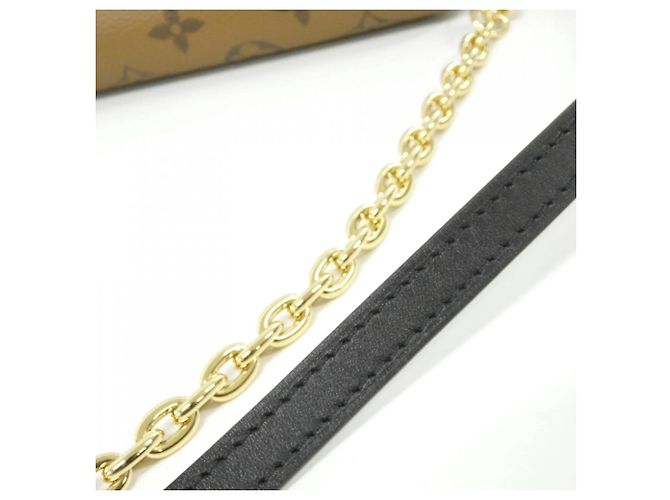 Portafoglio Louis Vuitton Monogram Reverse con Catena Ivy Marrone - vista 4