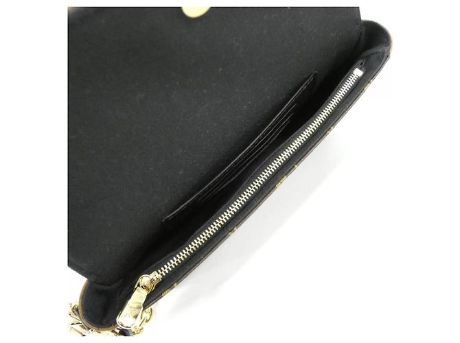 Portafoglio Louis Vuitton Monogram Reverse con Catena Ivy Marrone - vista 5