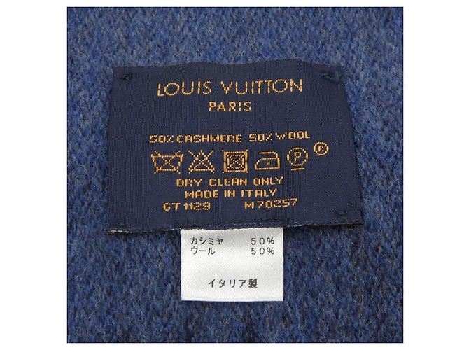 Monogram Gradient Schal von Louis Vuitton Marineblau - Ansicht 3