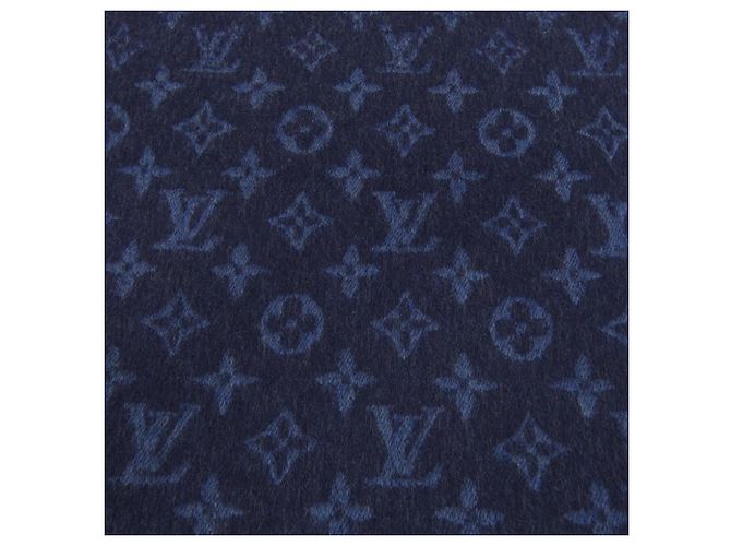 Monogram Gradient Schal von Louis Vuitton Marineblau - Ansicht 4