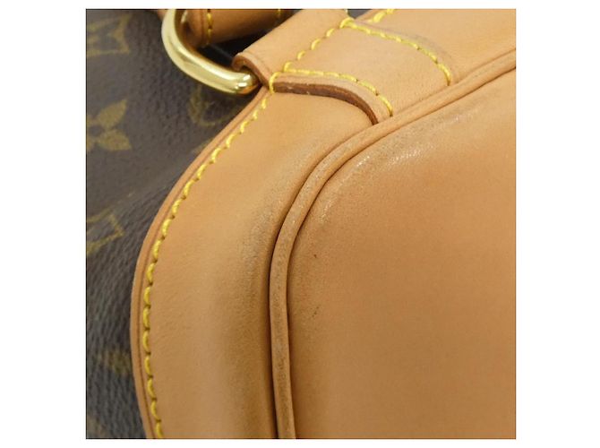 Louis Vuitton Monogram Montsouris MM Rucksack Braun - vue 3