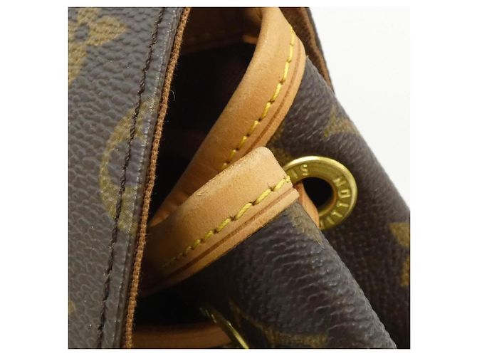 Louis Vuitton Monogram Montsouris MM Rucksack Braun - vue 6