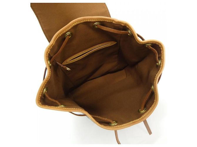 Louis Vuitton Monogram Montsouris MM Rucksack Braun - vue 7