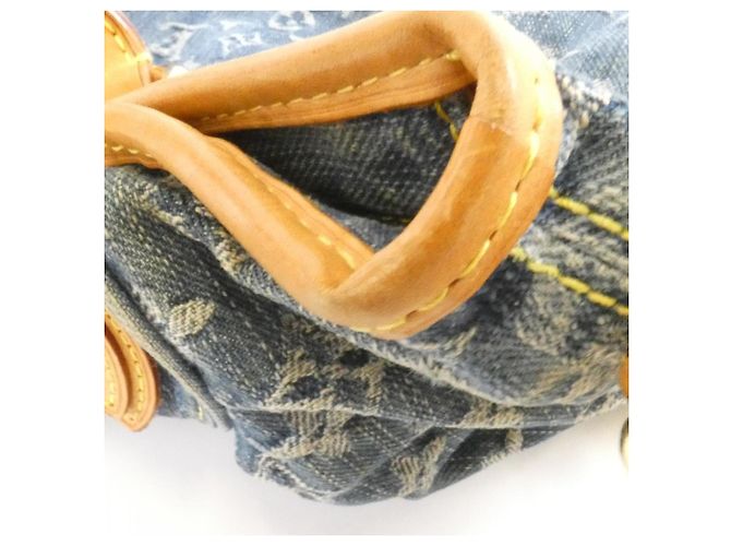 Borsa Louis Vuitton Monogram Denim Neo Cabby GM Blu - vista 4