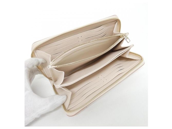 Louis Vuitton Bicolor Monogram Empreinte Zippy Wallet White - view 3