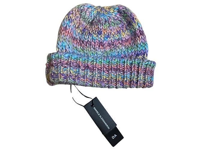 Cappello Daniele Alessandrini in lana e acrilico Multicolore - vista 3