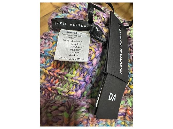 Cappello Daniele Alessandrini in lana e acrilico Multicolore - vista 4