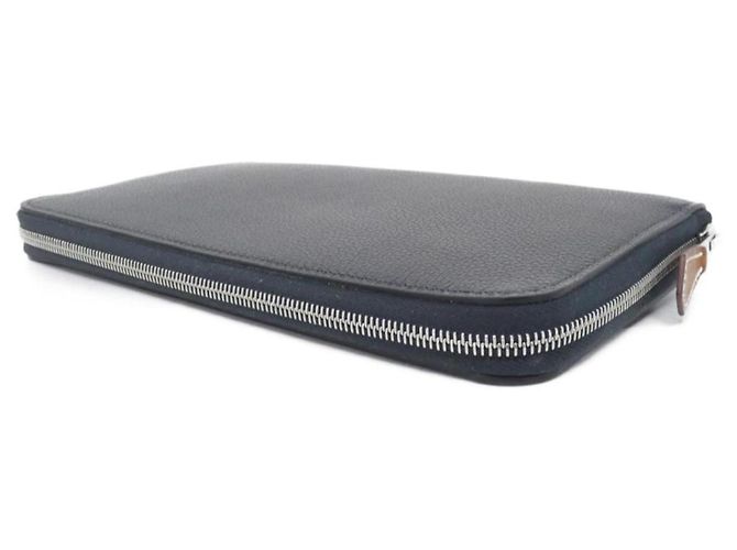 Silk In Hermès LES TROPHEES Cartera Larga de Seda Plata - vista 2