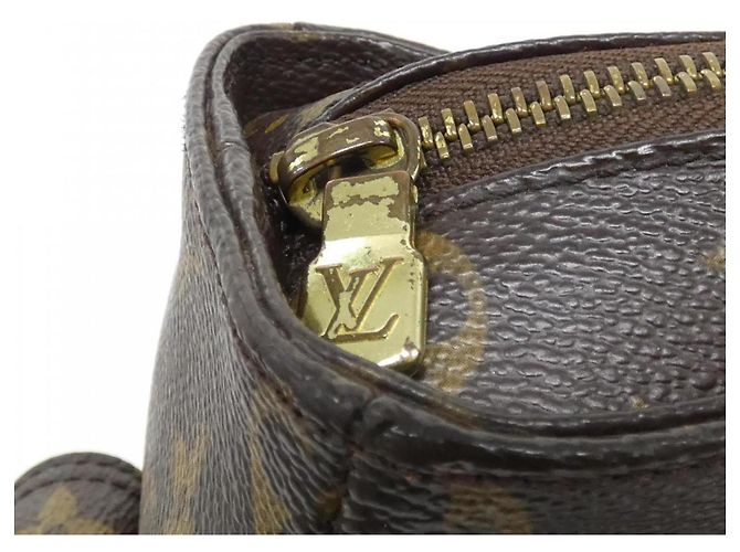 Borsa Louis Vuitton Monogram Multipli Cité Marrone - vista 5