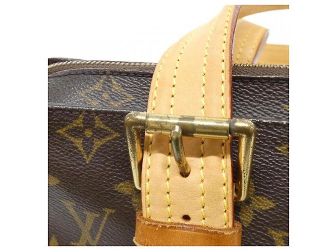 Borsa Louis Vuitton Monogram Multipli Cité Marrone - vista 6