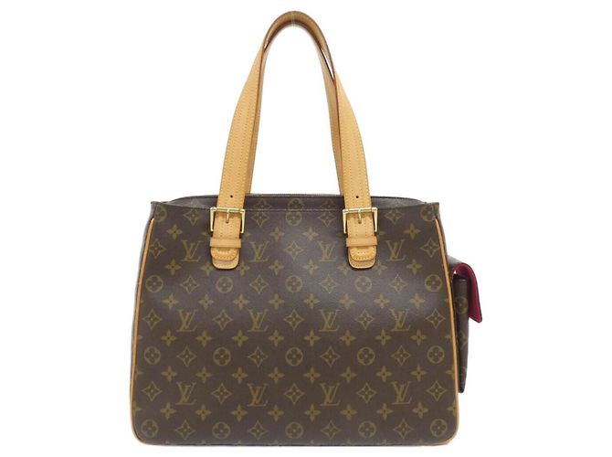 Borsa Louis Vuitton Monogram Multipli Cité Marrone - vista 2