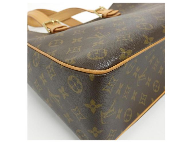 Borsa Louis Vuitton Monogram Multipli Cité Marrone - vista 3