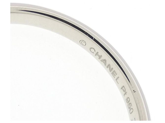 Anello nuziale in platino Chanel - vista 3