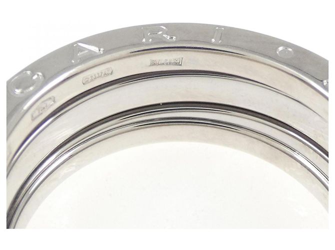Bulgari Anello B.zero1 3 bande in oro bianco Bvlgari D'oro - vista 3