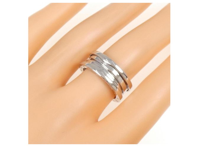 Bulgari Anello B.zero1 3 bande in oro bianco Bvlgari D'oro - vista 4