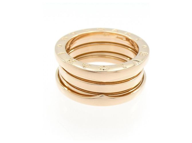 Bulgari Anello B.zero1 3 bande in oro rosa Bvlgari D'oro - vista 2