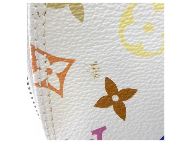 Louis Vuitton Multicolor Alma PM Handtasche Weiß Mehrfarben - Ansicht 4