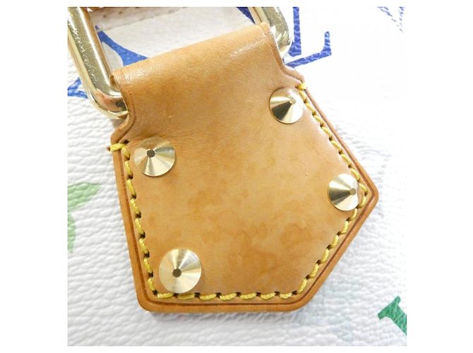 Louis Vuitton Multicolor Alma PM Handtasche Weiß Mehrfarben - Ansicht 5
