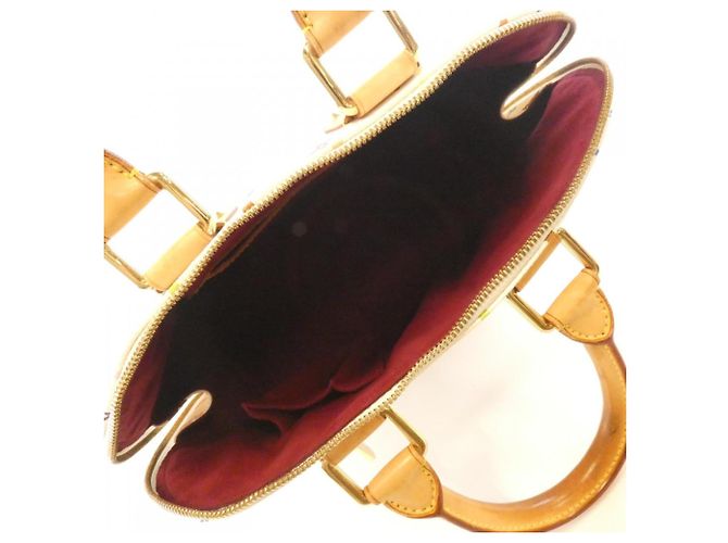 Louis Vuitton Multicolor Alma PM Handtasche Weiß Mehrfarben - Ansicht 9