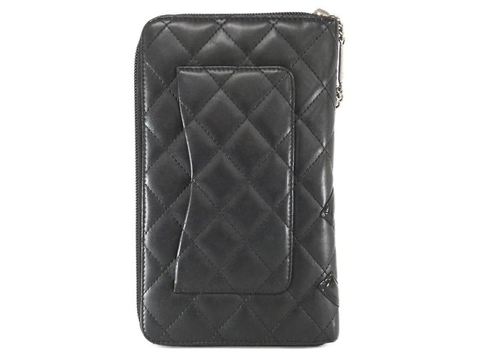Cartera Larga Chanel Cambon Línea 26710 Negro - vista 2