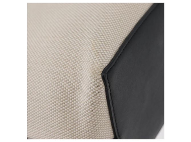 LOEWE - Bolsa Susuwatari de Studio Ghibli El Viaje de Chihiro en lona crema Auth 167021SM Crudo - vista 18