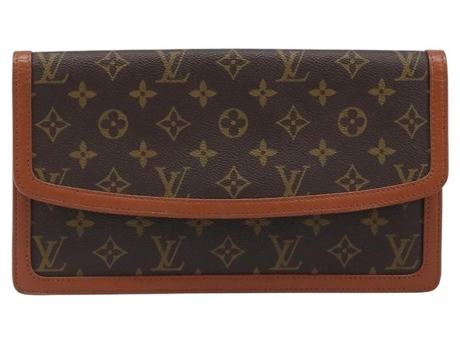 LOUIS VUITTON Pochette Damier Monogram GM Sac Clutch M51810 LV Auth ka2713 Monogramme - vue 13