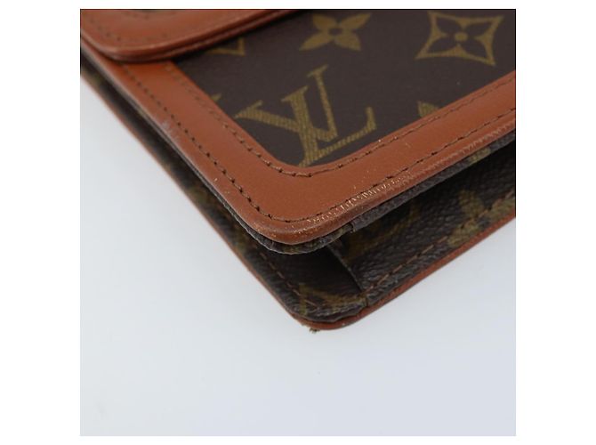 LOUIS VUITTON Pochette Damier Monogram GM Sac Clutch M51810 LV Auth ka2713 Monogramme - vue 14
