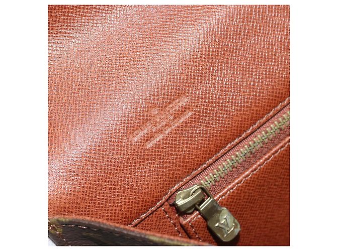 LOUIS VUITTON Pochette Damier Monogram GM Sac Clutch M51810 LV Auth ka2713 Monogramme - vue 18