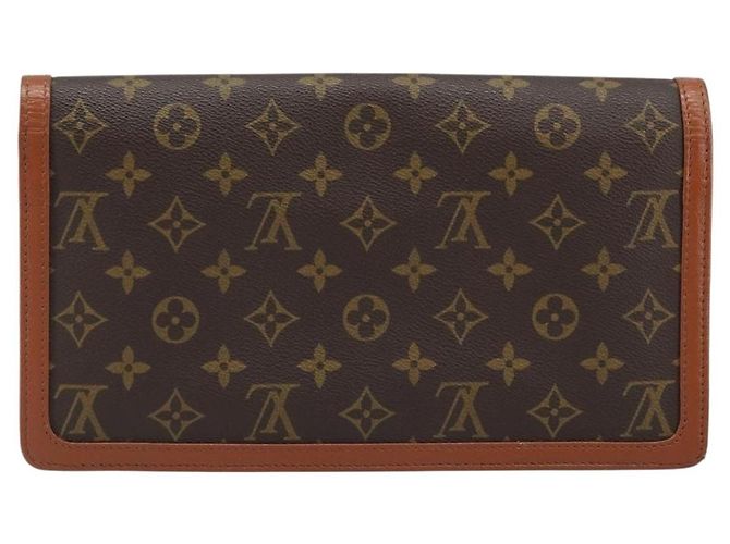 LOUIS VUITTON Pochette Damier Monogram GM Sac Clutch M51810 LV Auth ka2713 Monogramme - vue 2