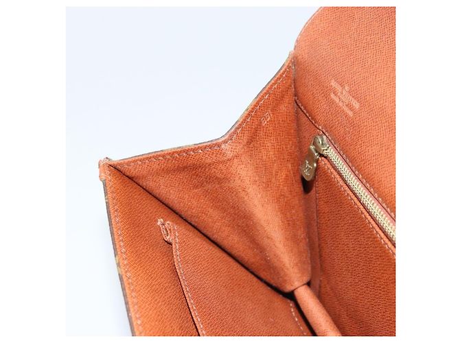 LOUIS VUITTON Pochette Damier Monogram GM Sac Clutch M51810 LV Auth ka2713 Monogramme - vue 20