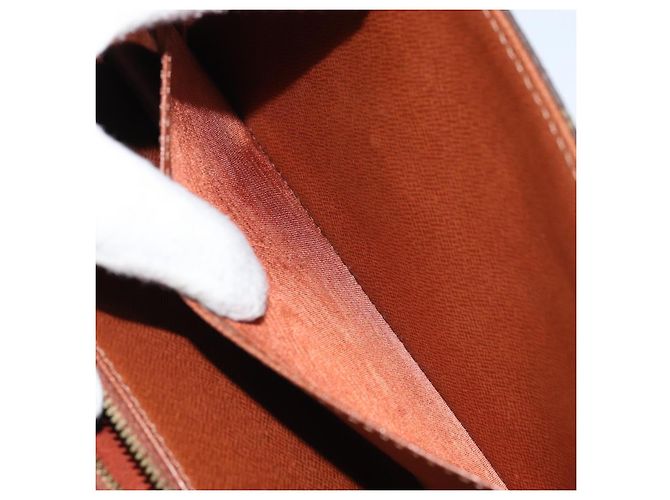 LOUIS VUITTON Pochette Damier Monogram GM Sac Clutch M51810 LV Auth ka2713 Monogramme - vue 22