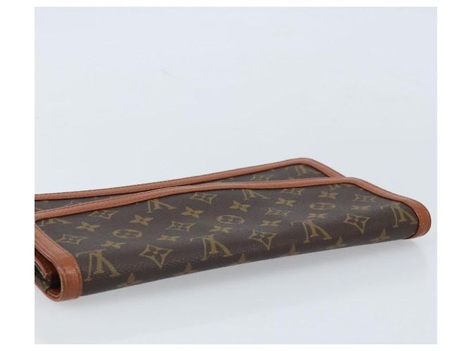 LOUIS VUITTON Pochette Damier Monogram GM Sac Clutch M51810 LV Auth ka2713 Monogramme - vue 5