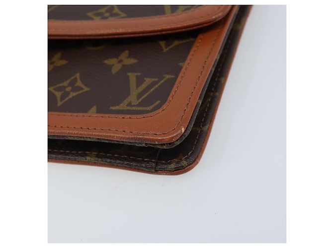 LOUIS VUITTON Pochette Damier Monogram GM Sac Clutch M51810 LV Auth ka2713 Monogramme - vue 7