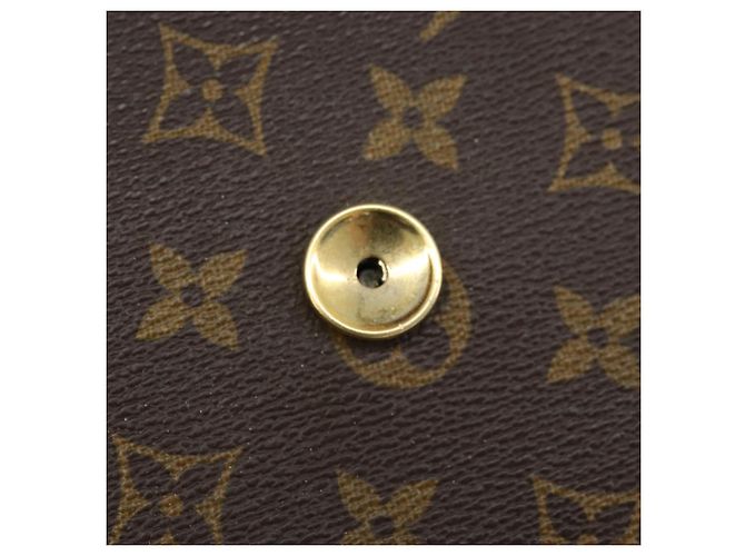 LOUIS VUITTON Pochette Damier Monogram GM Sac Clutch M51810 LV Auth ka2713 Monogramme - vue 9