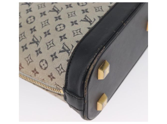 LOUIS VUITTON Mini Alma Haut Borsa a Mano Monogramma Blu M92202 LV Auth LNZ461 - vista 15