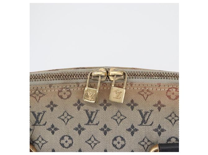 LOUIS VUITTON Mini Alma Haut Borsa a Mano Monogramma Blu M92202 LV Auth LNZ461 - vista 17