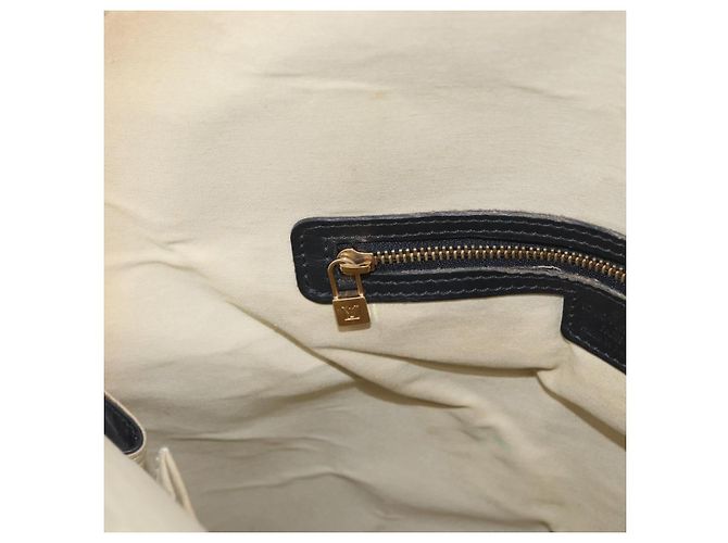 LOUIS VUITTON Mini Alma Haut Borsa a Mano Monogramma Blu M92202 LV Auth LNZ461 - vista 21