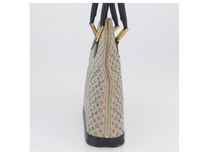 LOUIS VUITTON Mini Alma Haut Borsa a Mano Monogramma Blu M92202 LV Auth LNZ461 - vista 3
