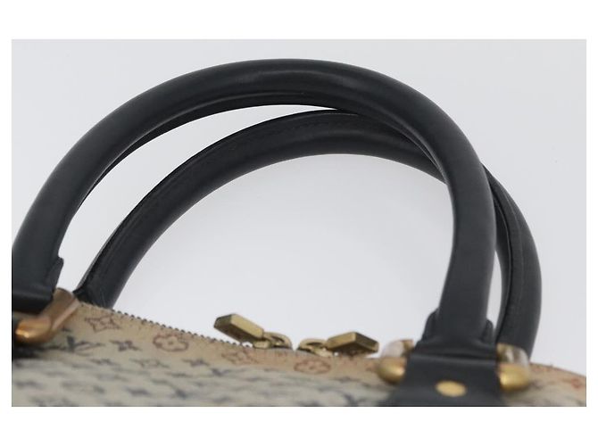LOUIS VUITTON Mini Alma Haut Borsa a Mano Monogramma Blu M92202 LV Auth LNZ461 - vista 8